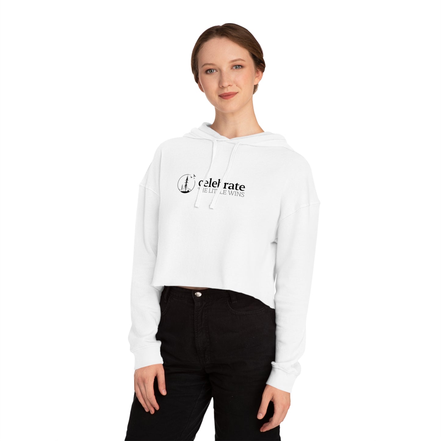 Cropped Hooded Sweatshirt