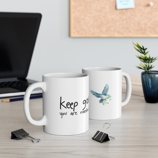 'Keep Going' Ceramic Mug