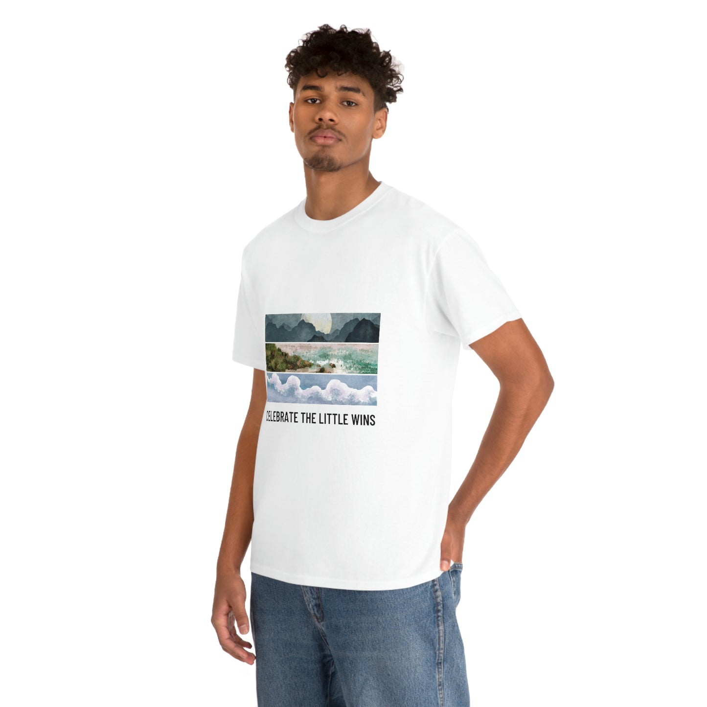 Celebrate The Little Wins Unisex Heavy Cotton Tee